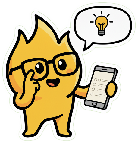 AI-Generated Quizzes Sparky Sticker
