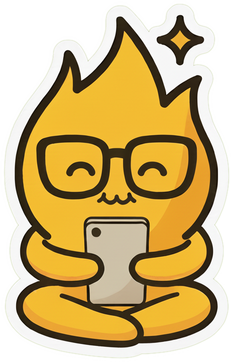 All in One Place Sparky Sticker