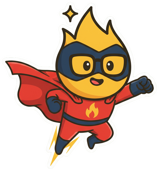 Save Your Day Sparky Sticker