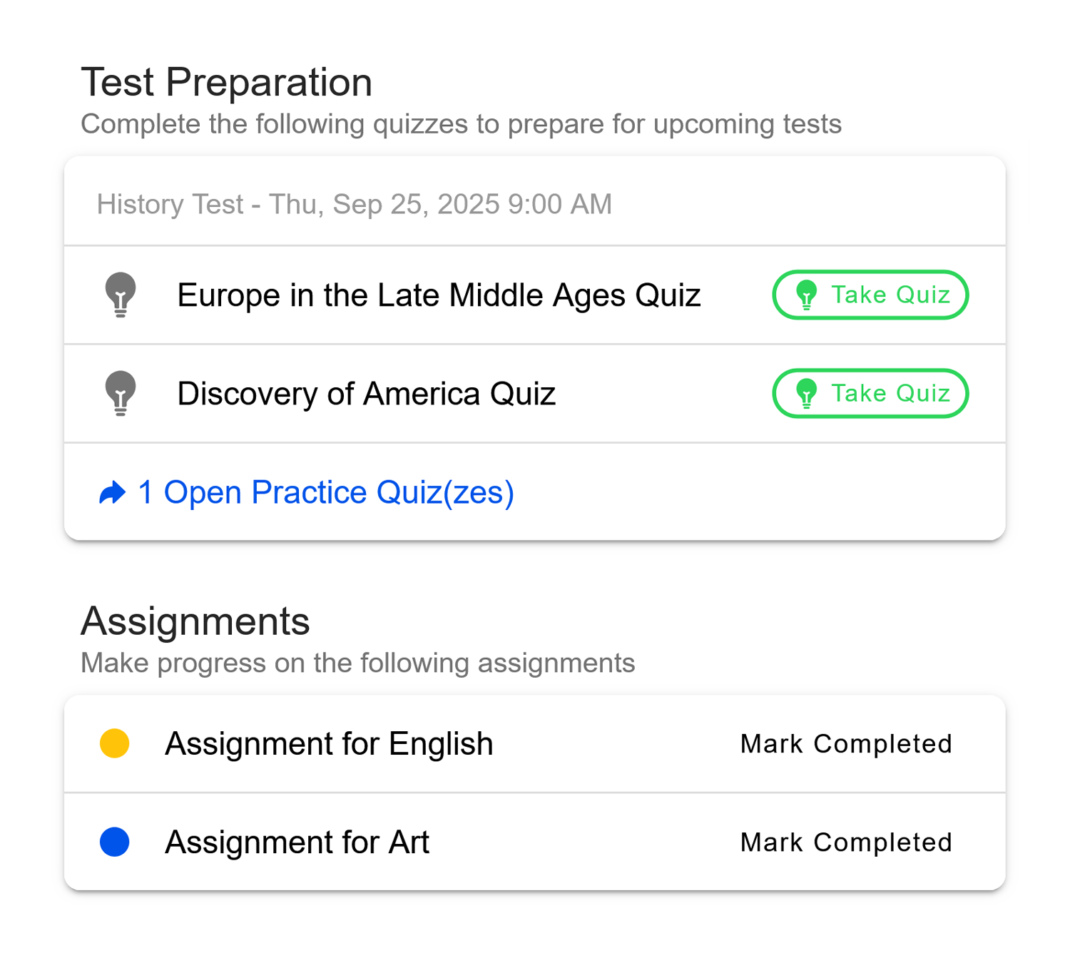 Task Reminders screenshot