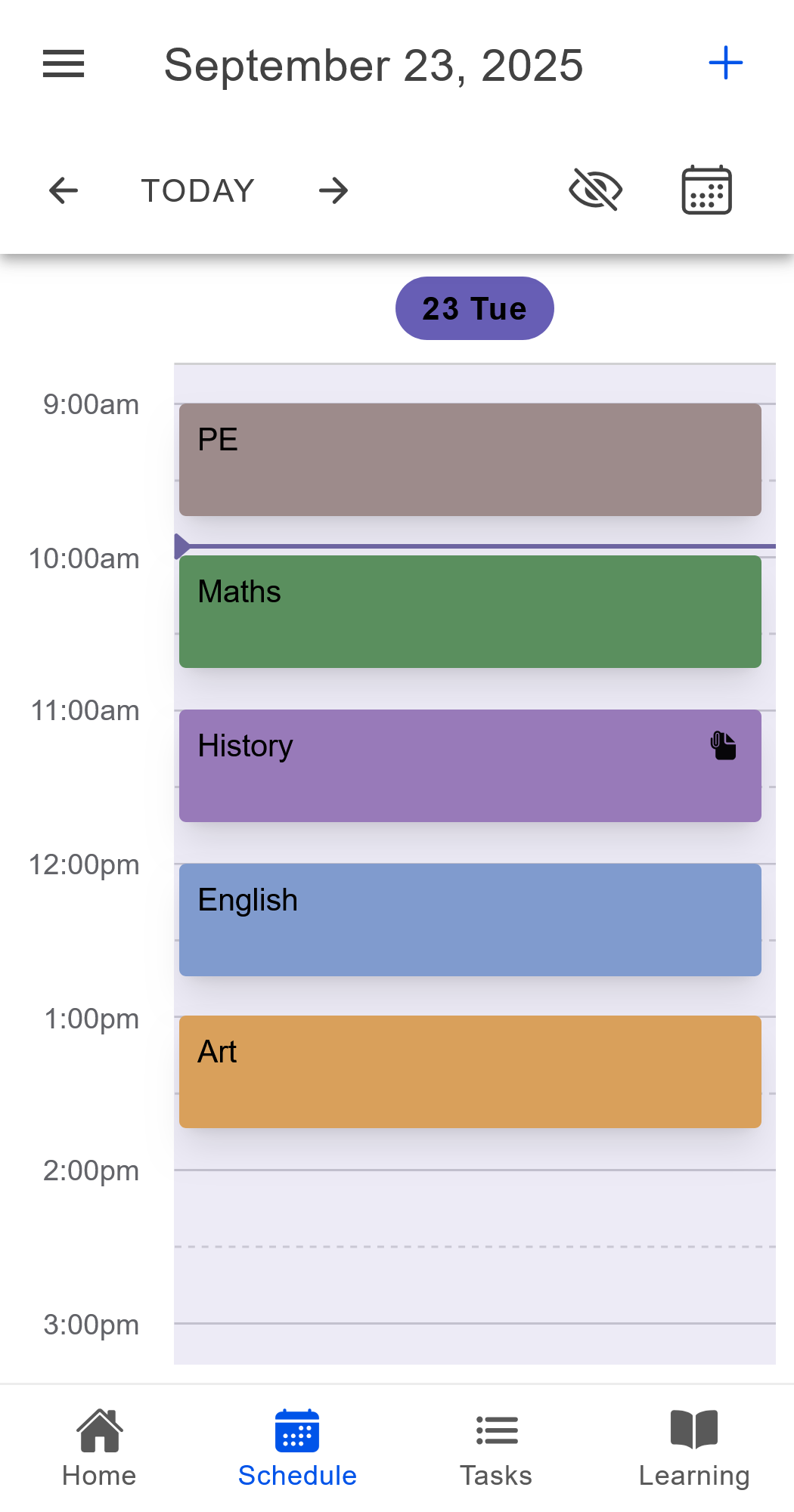 Class Schedule Phone screenshot